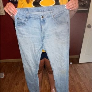 Wrangler boot cut jeans!